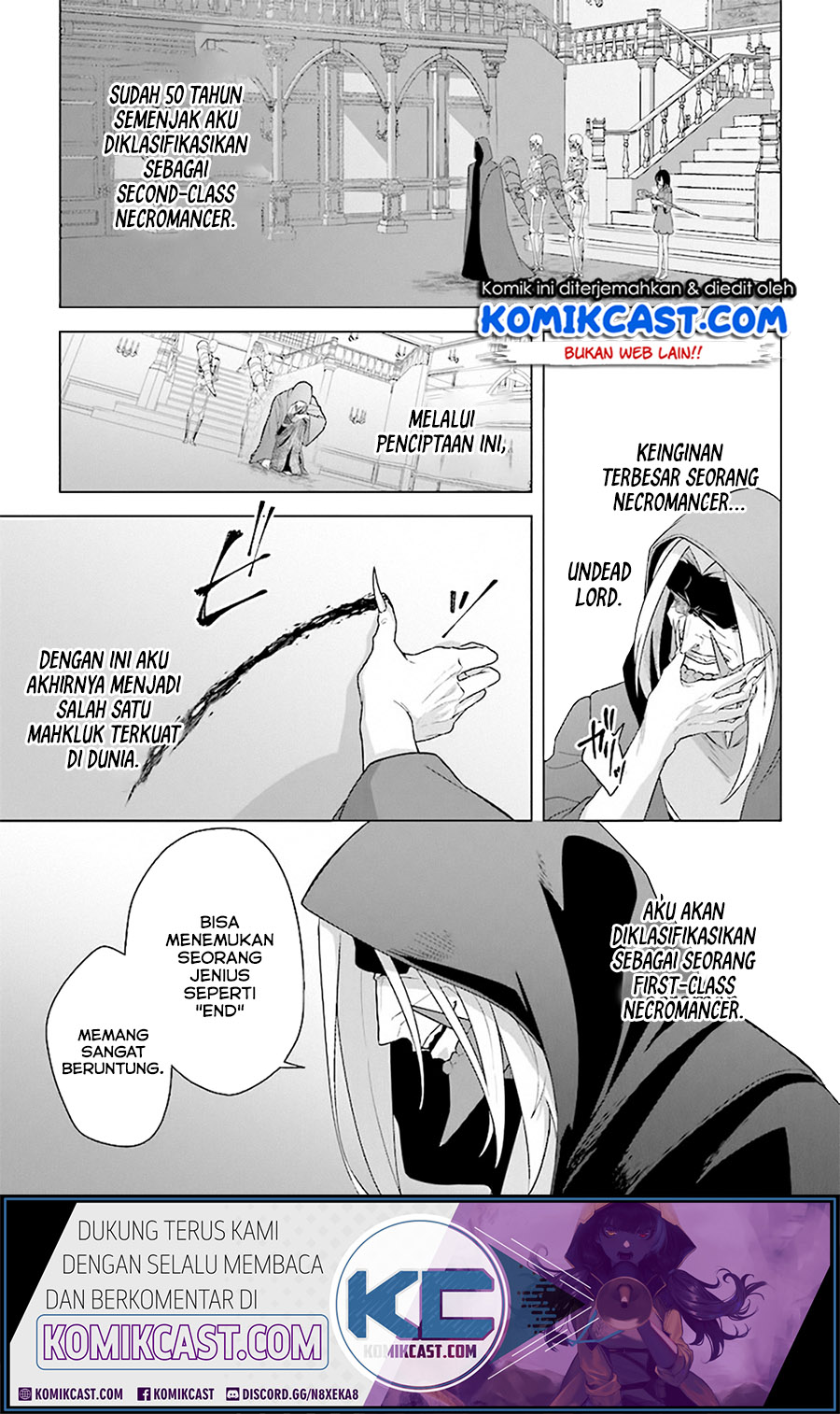 The Undead Lord of the Palace of Darkness Chapter 08 Bahasa Indonesia